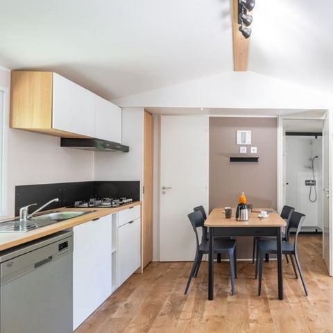 Stacaravan 6 personen - CONFORT 3 slaapkamers 6 personen airconditioning