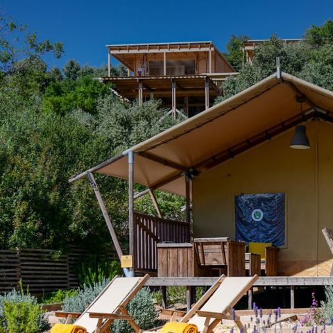 Safaritent 4 personen - Familie Lodge