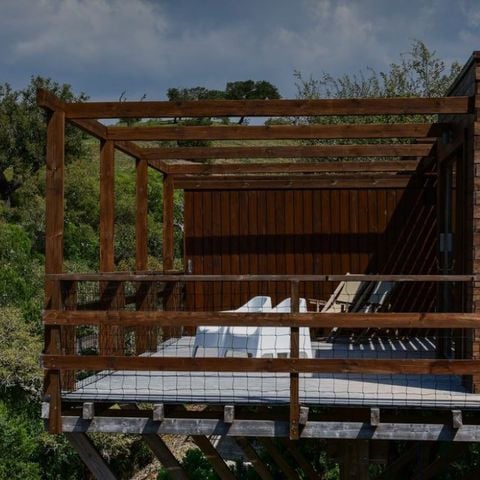 Bungalow 2 personen - Compact hout