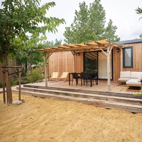 Stacaravan 4 personen - Cottage Roussane 3 Kamers 4 Personen Airconditioning + TV 2sdb