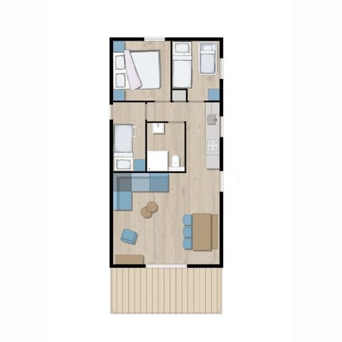 Bungalow 5 personen - Vlindertjes Venhuis