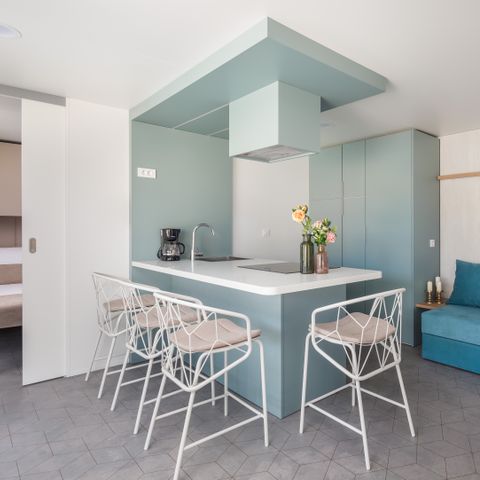 Stacaravan 6 personen - Luxueus Vakantiehuis met Zwembad (MHLP)