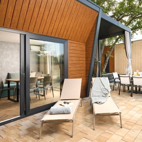 Stacaravan 4 personen - Luxe Glamping Huis