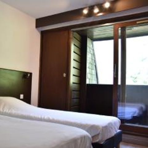 Slaapkamer 4 personen - Communicerende kamers CH2 + CH2