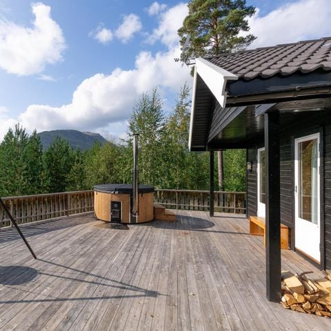 VAKANTIEHUIS 9 personen - Verhøf Hytte With Sauna & Hot Tub