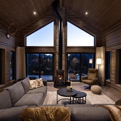 VAKANTIEHUIS 6 personen - Saga Hytte With Sauna, Hot Tub & Water View