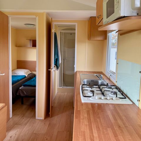Stacaravan 4 personen - Stacaravan confort - 22 m² - 2 slaapkamers zonder TV