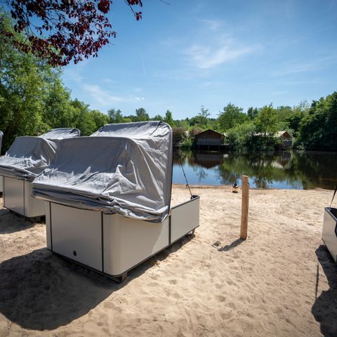 UNIEKE ACCOMMODATIE 2 personen - Lagoon slaapstrandstoel