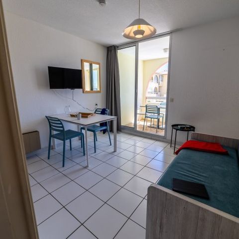 APPARTEMENT 2 personen - "Havenzicht 1 Kamer