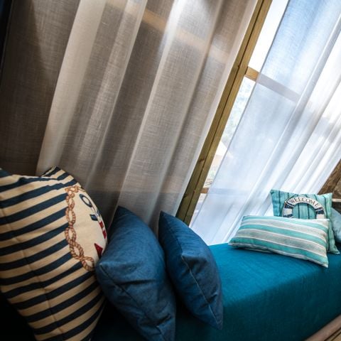 Tent 4 personen - Premium lodgetent met twee slaapkamers (2+2)