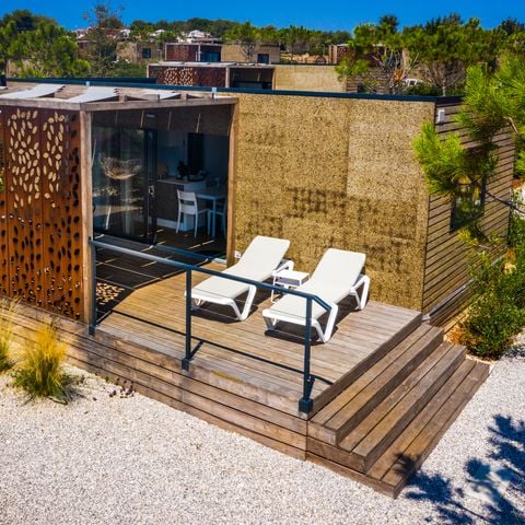 Stacaravan 5 personen - Camping Home Groen