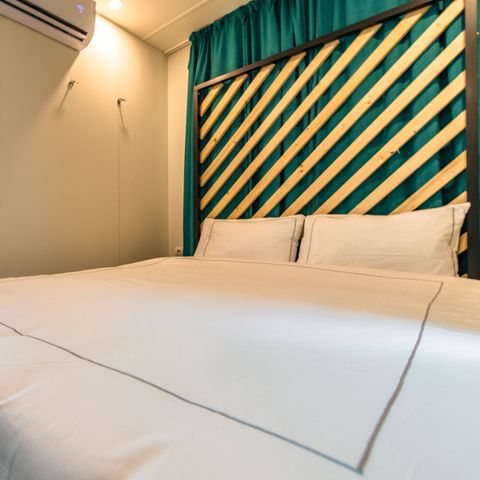 Stacaravan 5 personen - Camping Villa eerste rij naar zee