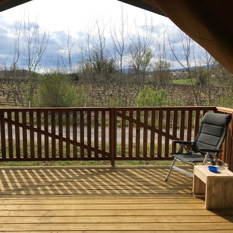 Safaritent 4 personen - incl. sanitair