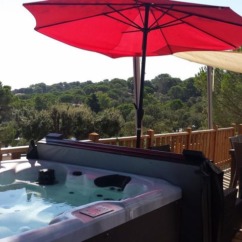 Stacaravan 4 personen - Ramatuelle - VIP Cap Deseo - 34 m² - Uitzicht op zee en jacuzzi