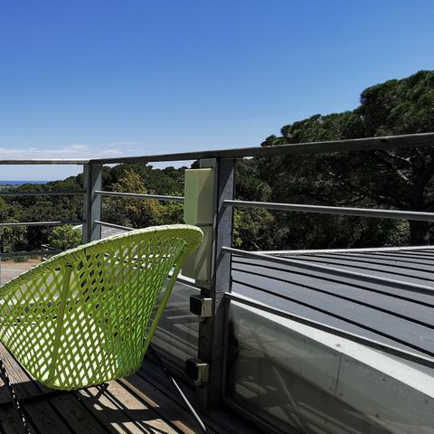 Stacaravan 4 personen - Ramatuelle - VIP Cap Deseo - 34 m² - Uitzicht op zee en jacuzzi