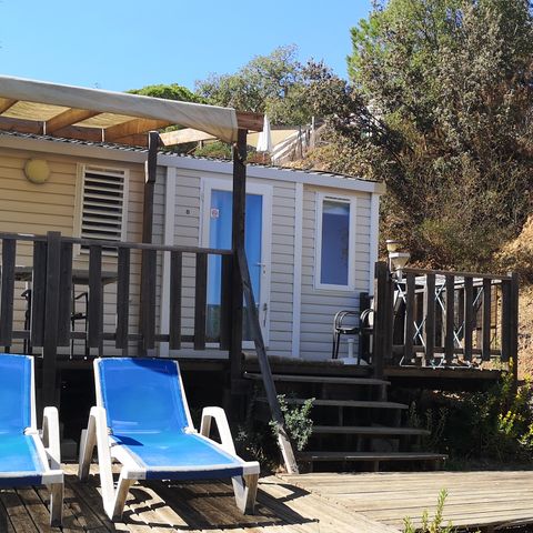 Stacaravan 4 personen - Fréjus - Vénus - Comfort met airconditioning - 2 slaapkamers