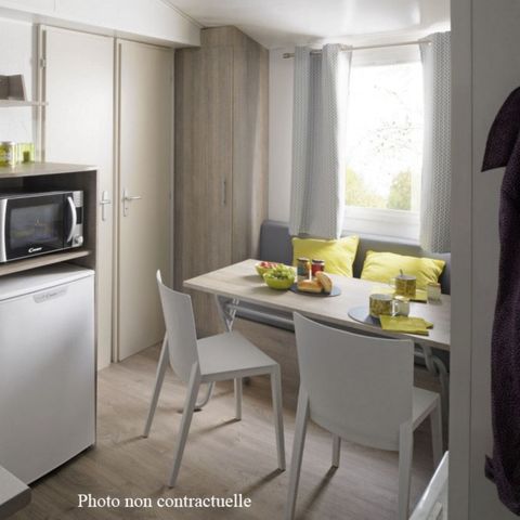 Stacaravan 4 personen - Fréjus - Vénus - Comfort met airconditioning - 2 slaapkamers
