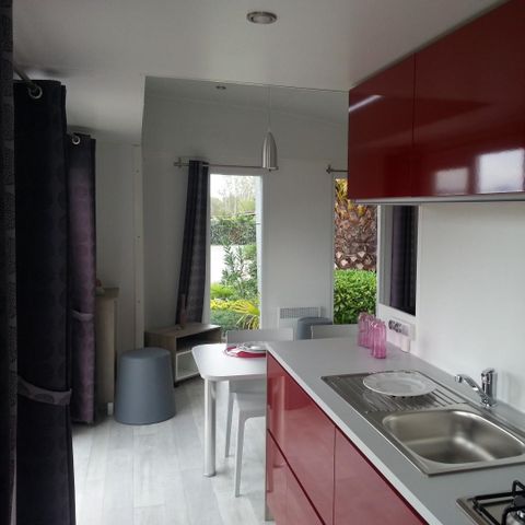 Stacaravan 6 personen - Ramatuelle - Cap Deseo 34 m² - Uitzicht op zee en jacuzzi