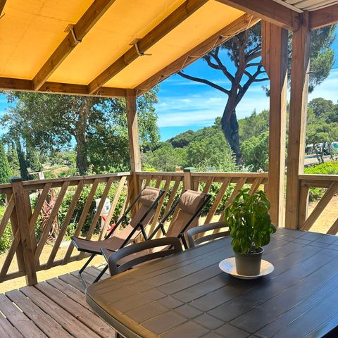 Stacaravan 4 personen - Provence - 4 personen - 2 slaapkamers - airco/tv - 26 m²