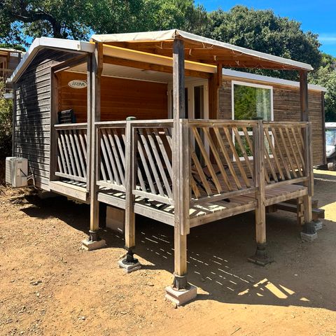 Stacaravan 4 personen - Provence - 4 personen - 2 slaapkamers - airco/tv - 26 m²
