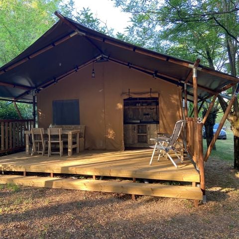 Safaritent 6 personen - incl. sanitair