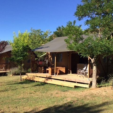 Safaritent 6 personen - Lodgetent incl. sanitair