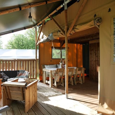 Safaritent 6 personen - Lodgetent incl. sanitair