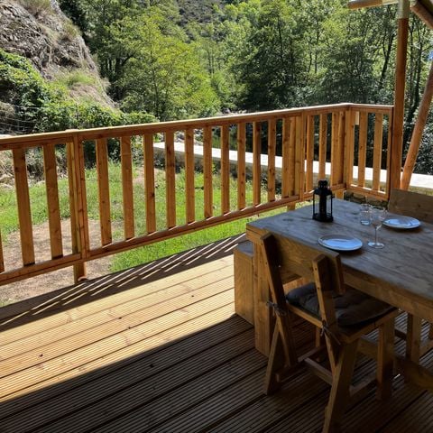 Safaritent 4 personen - incl. sanitair