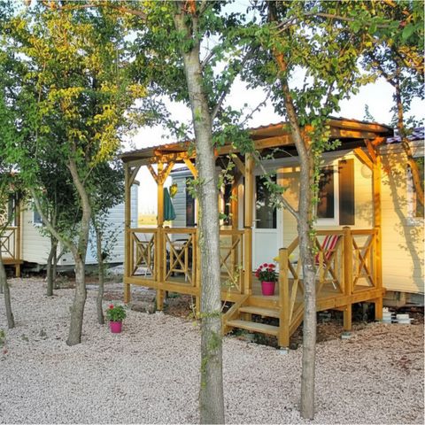 Stacaravan 7 personen - Stacaravan Malta Wonen 400