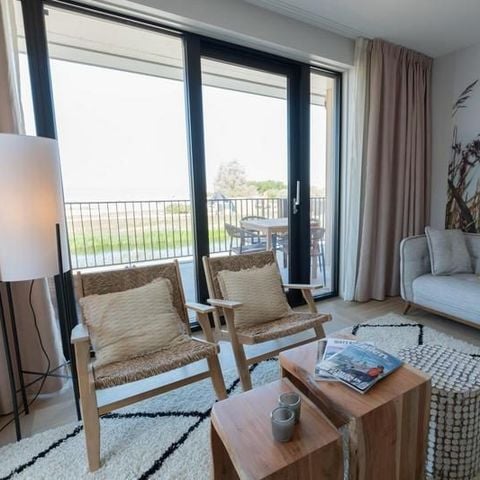 APPARTEMENT 6 personen - Luxe Strand | 4+2 Pers.