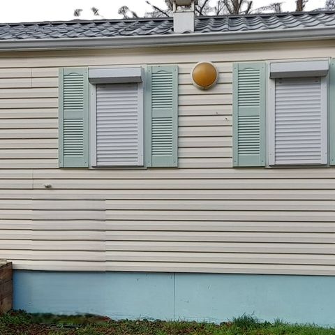 Stacaravan 4 personen - Stacaravan Ibiza - 2 slaapkamers - airconditioning