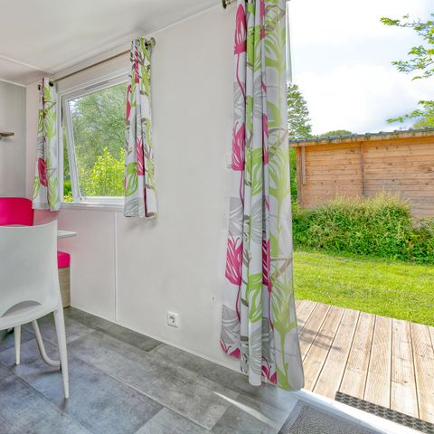 Stacaravan 4 personen - Stacaravan Confort Glycine - 2 sl.k. - TV