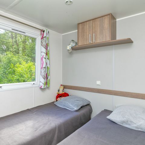 Stacaravan 4 personen - Stacaravan Confort Glycine - 2 sl.k. - TV