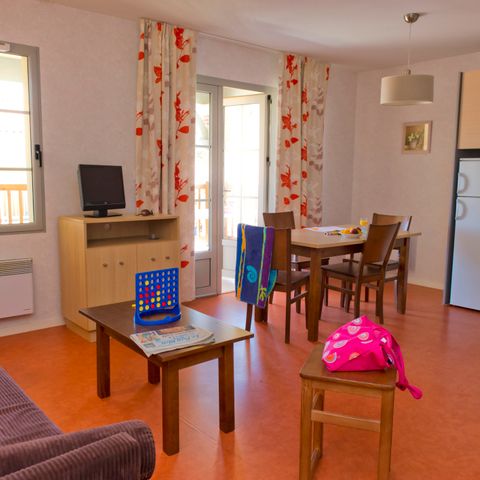 APPARTEMENT 6 personen - G/19_2 KAMERS HUT 6 PERSONEN TUIN VLOER