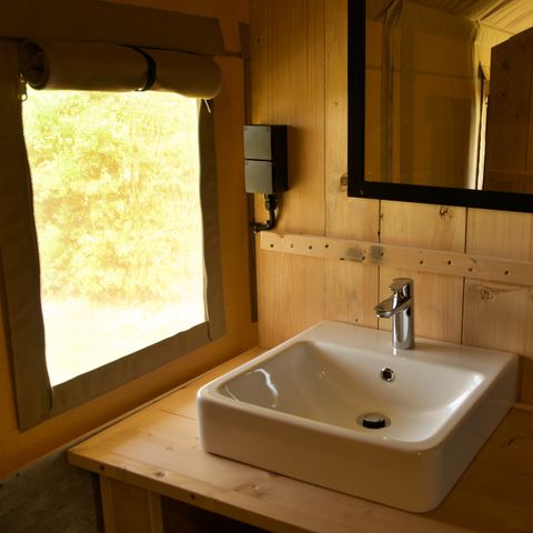 Safaritent 6 personen - incl. sanitair