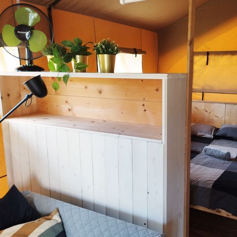 Safaritent 6 personen - incl. sanitair