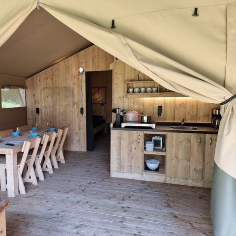 Safaritent 5 personen - Luxury Lodge incl. sanitair