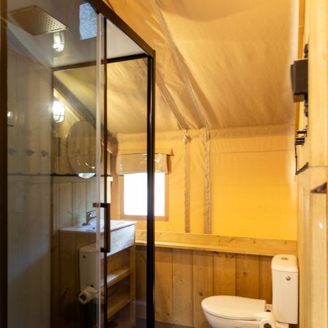 Safaritent 6 personen - incl. sanitair