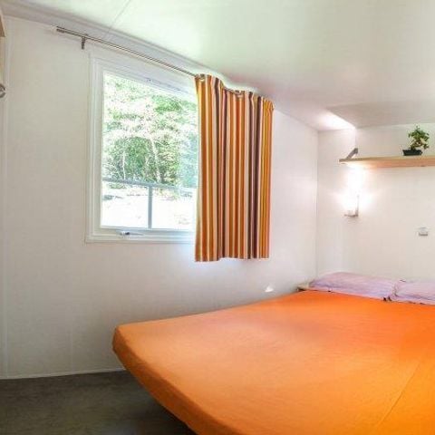 Stacaravan 4 personen - Premium Capucine - 2 slaapkamers + halfoverdekt terras