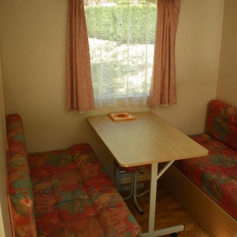 Stacaravan 4 personen - Tilleul Eco (2 volwassenen + 2 kinderen) - 2 kamers zonder sanitair + 12.50m² terras