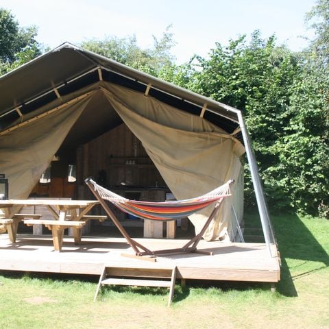 Safaritent 5 personen - Glamping lodge met eigen sanitair