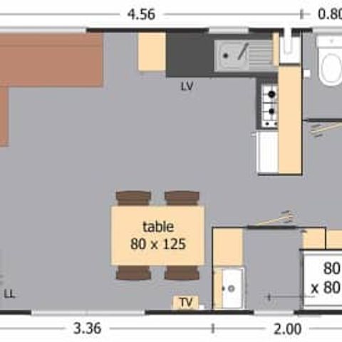 Stacaravan 5 personen - Elite-Plus