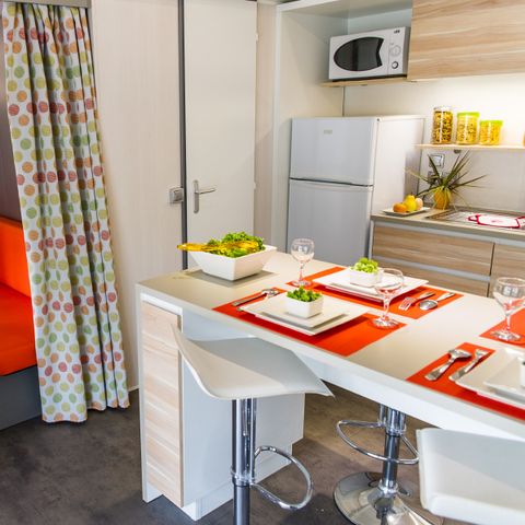 Stacaravan 4 personen - Stacaravan zomer - 2 slaapkamers