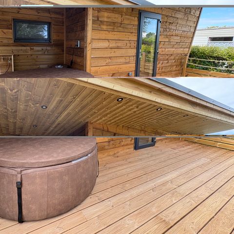 UNIEKE ACCOMMODATIE 4 personen - Houten hut - met SPA -