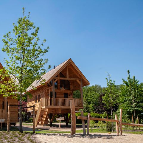 Chalet 4 personen - Boomhut met Bubbelbad