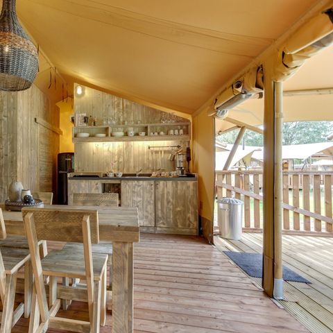 Safaritent 6 personen - Duin Lodge