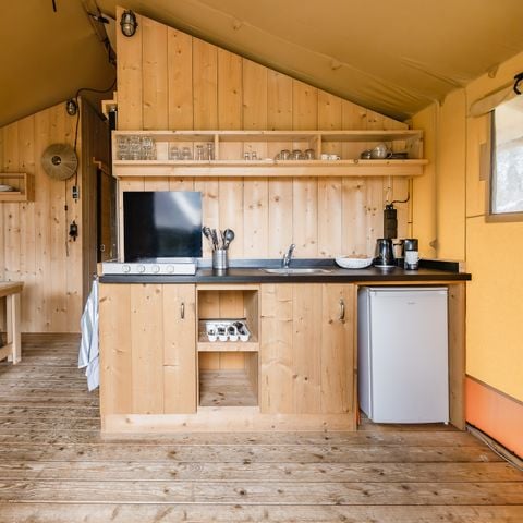 Safaritent 5 personen - Bos Escape - Kachel & Hottub