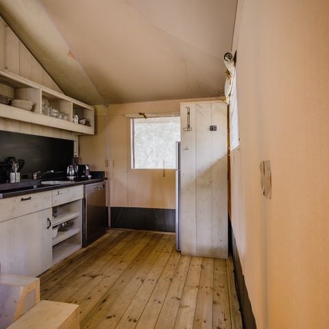 Safaritent 6 personen - Stille Heide - Kachel & Hottub