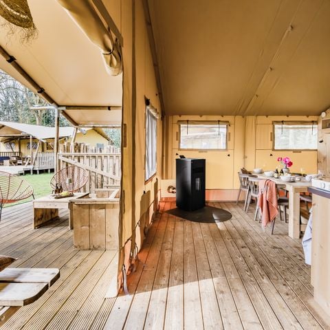 Safaritent 5 personen - Bos Tent - Kachel