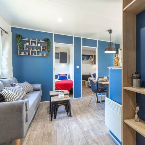 Safaritent 6 personen - Sunêlia Luxe Lodge 3 slaapkamers 2 badkamers - lakens inbegrepen